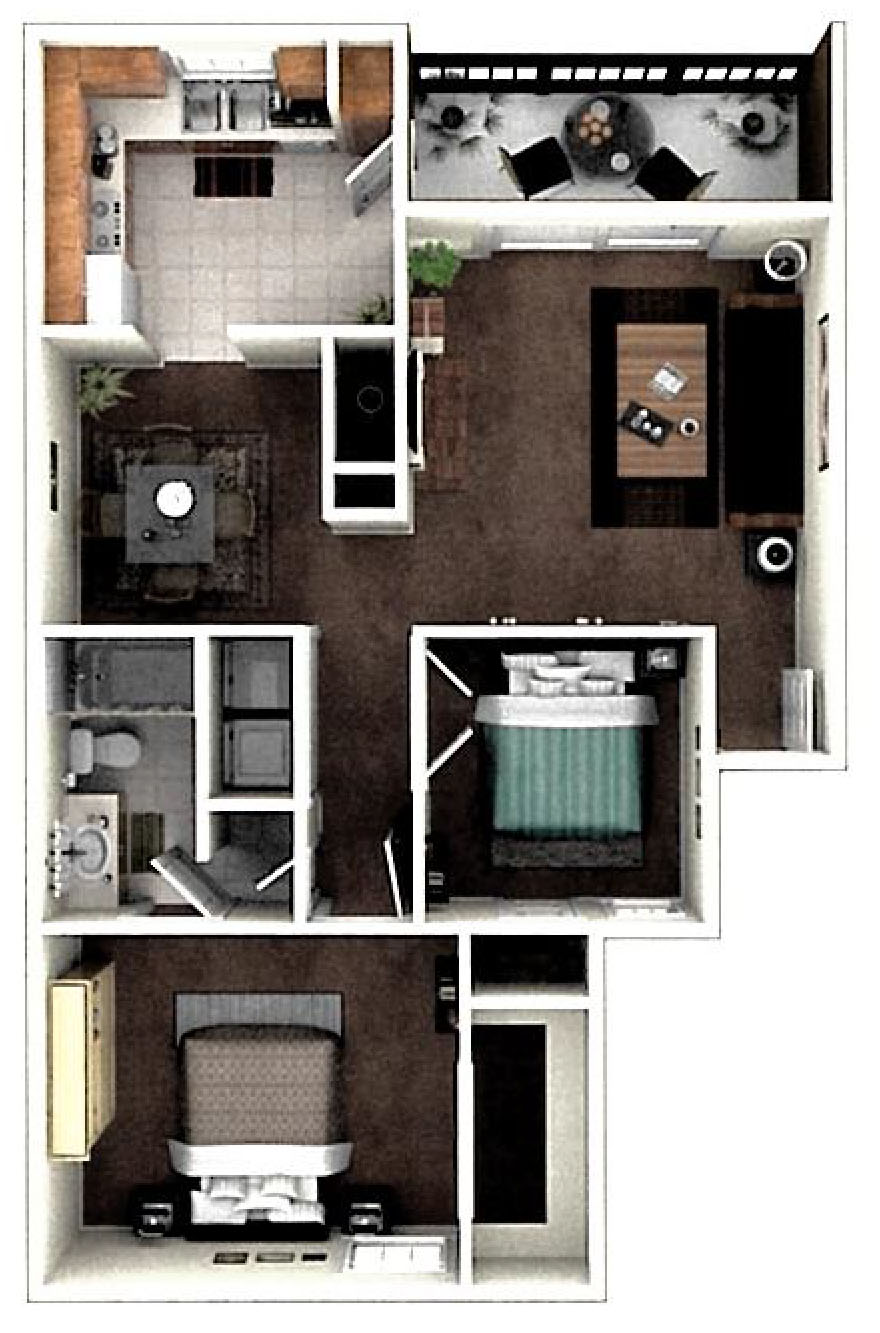 The Park on Whitehurst Apartment B1